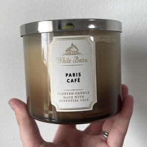 Bath and Body Works 3 wick Candle Paris Cafe NWT